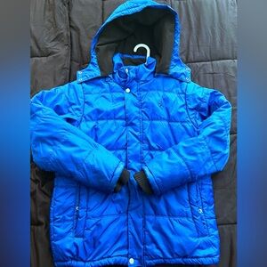 Calvin Klein Jeans Vibrant Blue Puffer Jacket